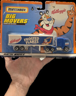 Matchbox Big Movers Kellogg's Frosted Flakes Tony Tiger Truck MOC 2000